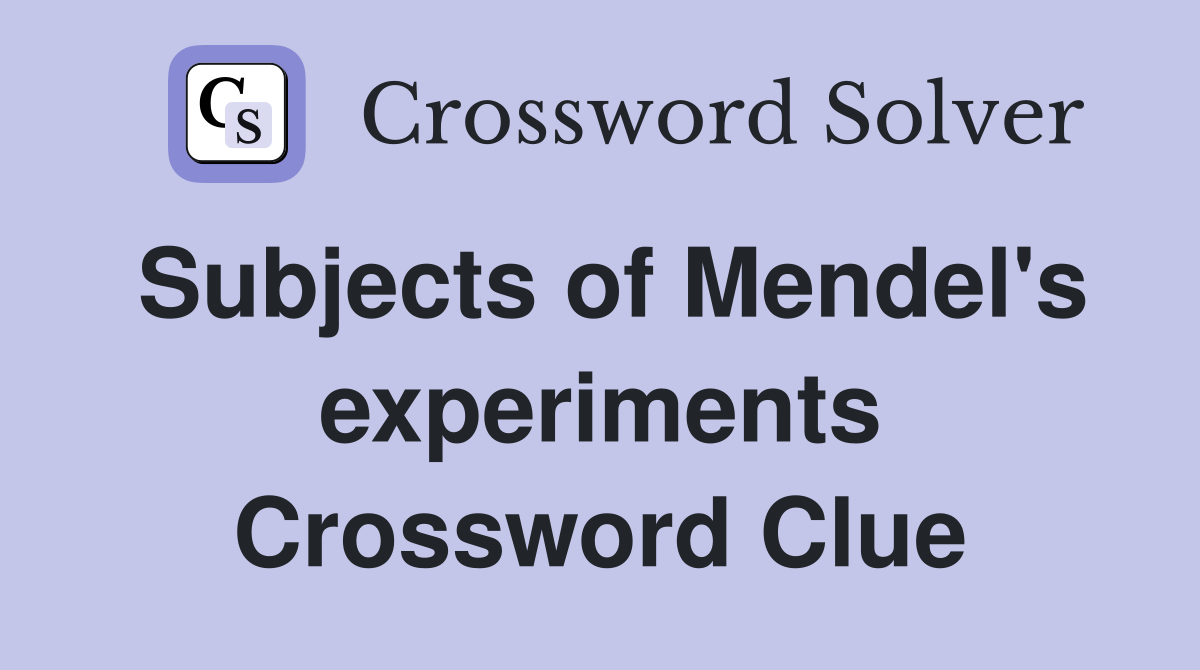 lab experiments crossword clue